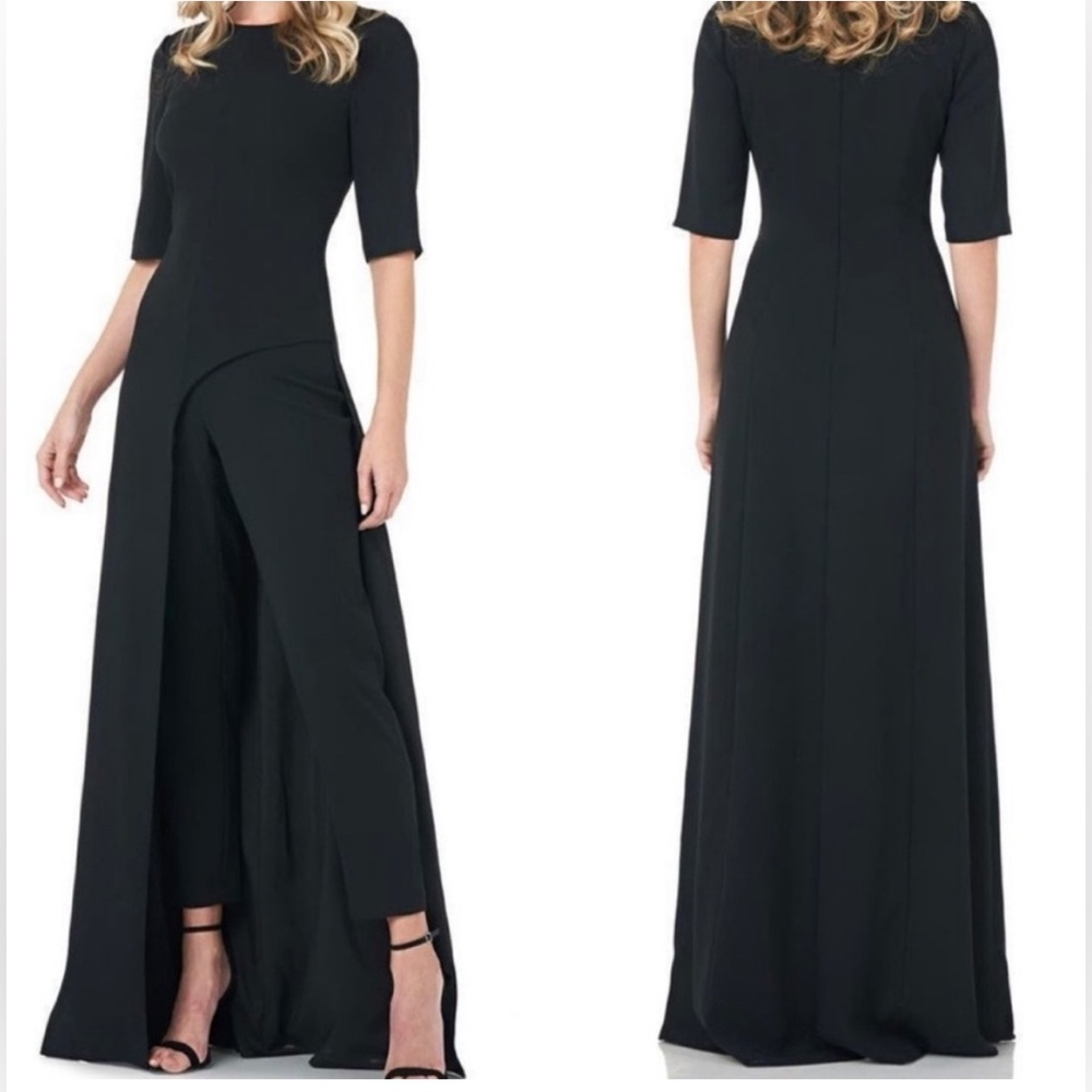 Kay Unger Davina Romper walk thru jumpsuit dress
BLACK SIZE 10. 2043